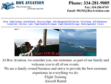 Tablet Screenshot of boxaviation.com